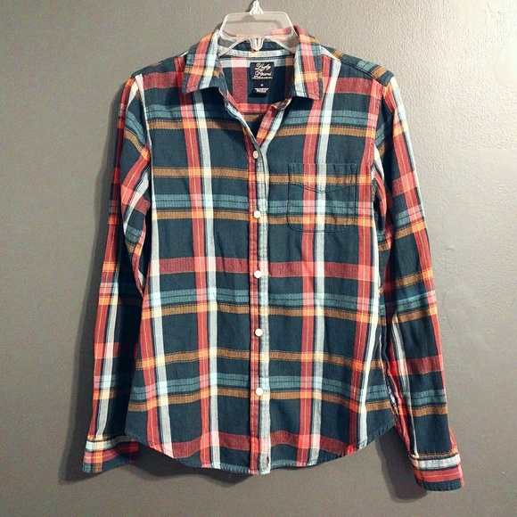 Lucky Brand Tops - Lucky Brand Long Sleeve Flannel Shirt Top